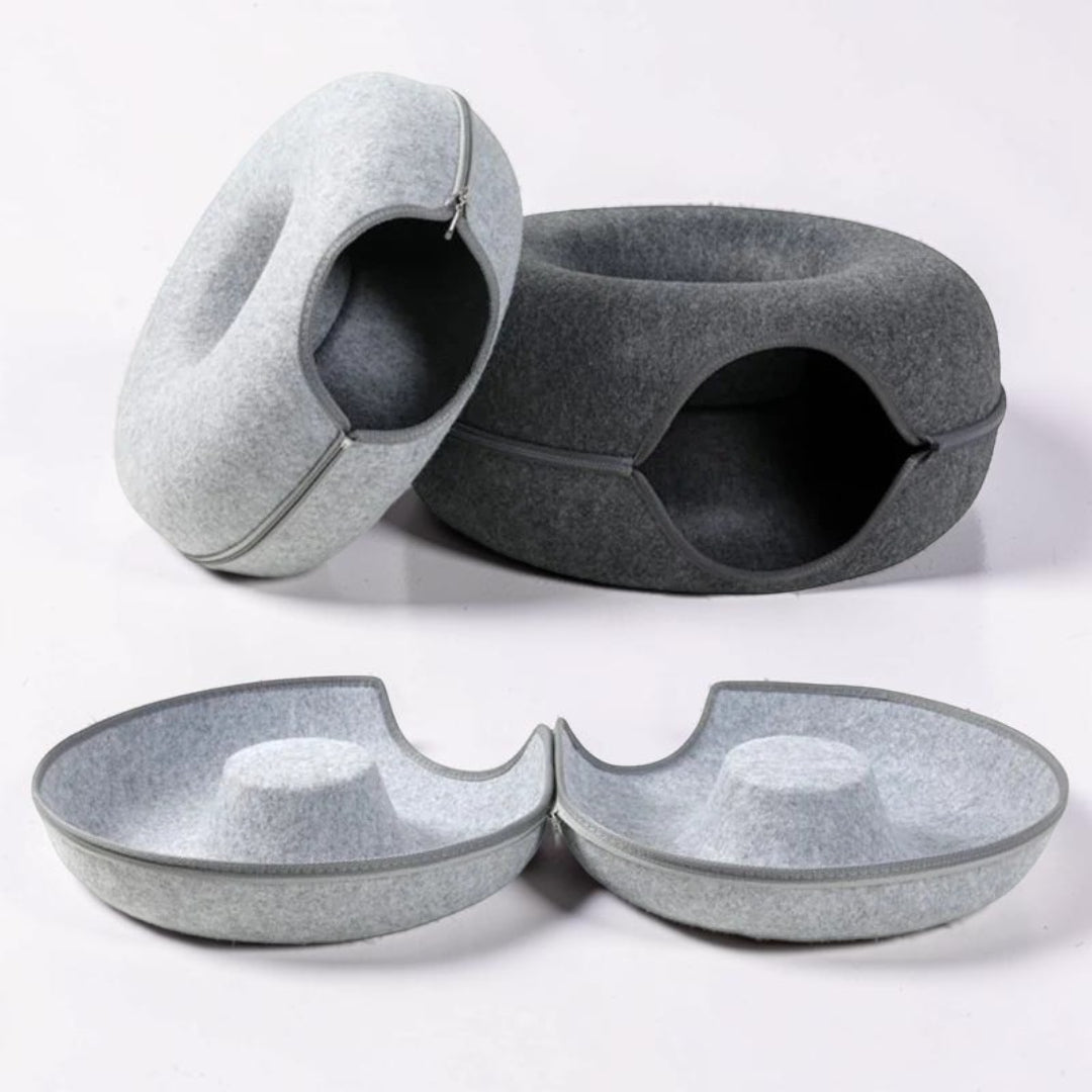 Kattenmand Donut Vilt Wasbaar Rond Kattenhol