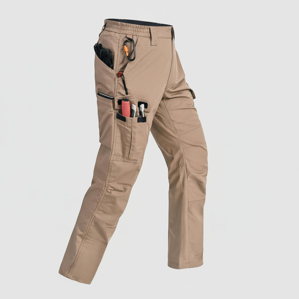 Men's Tactical Cargo Work Pants Water Repellent Ripstop Outdoor