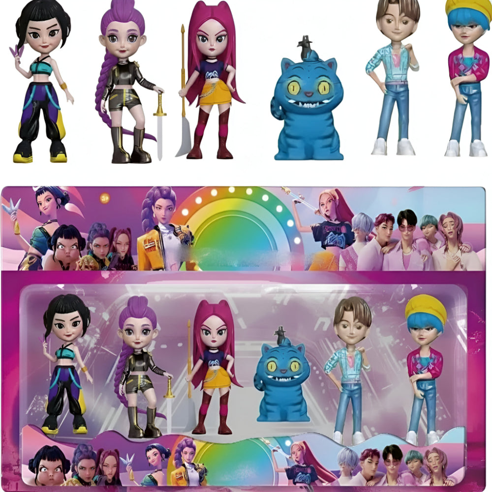 Action Figures Anime Collectible Set Kids Display