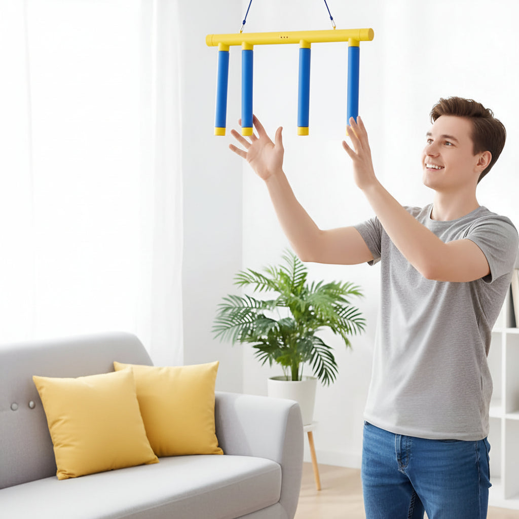 Jogo Infantil Treinador de Reação Jogo de Reflexos Varas a Cair para Interior