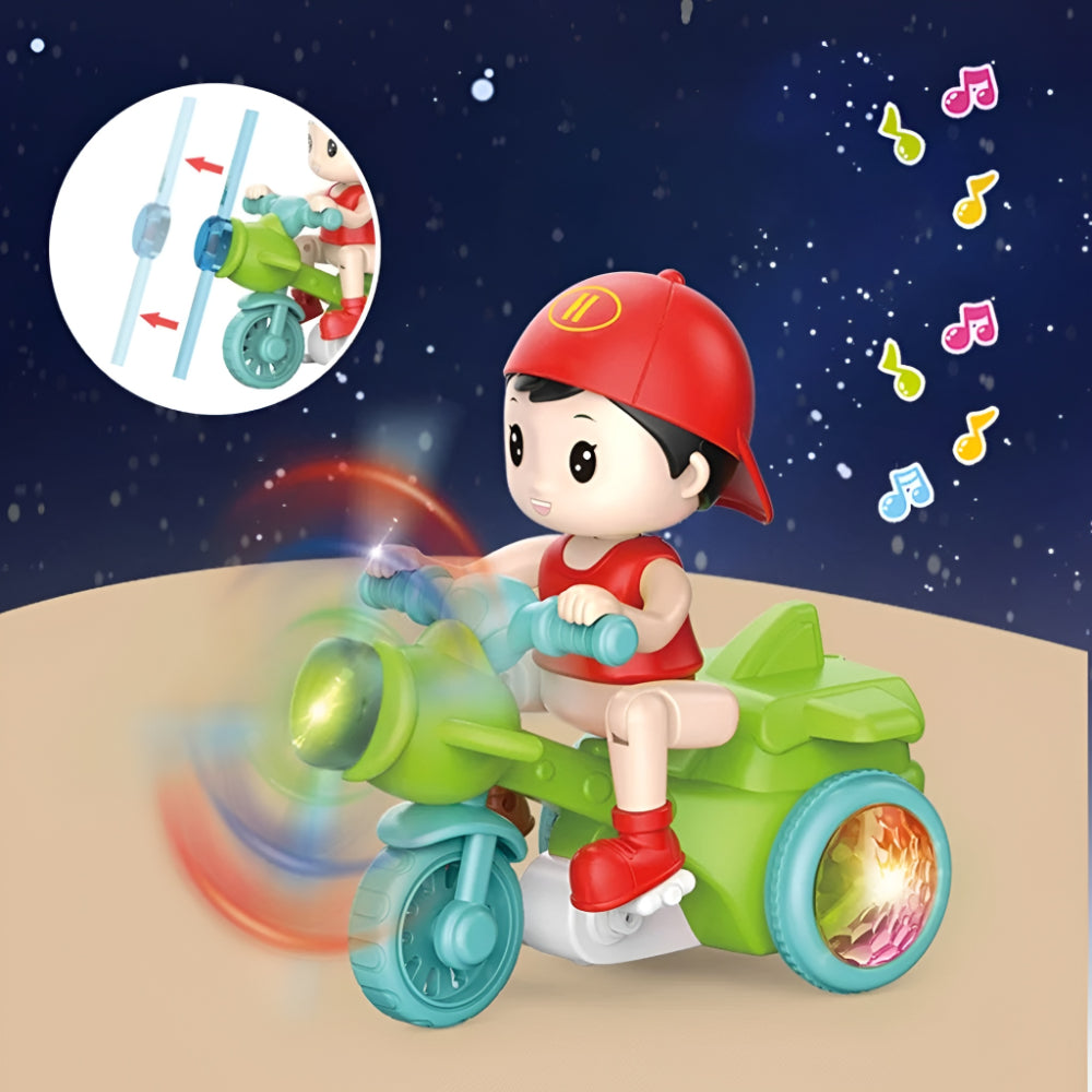 Giocattolo Bambini Scooter Luci Suoni Automatico Movimento