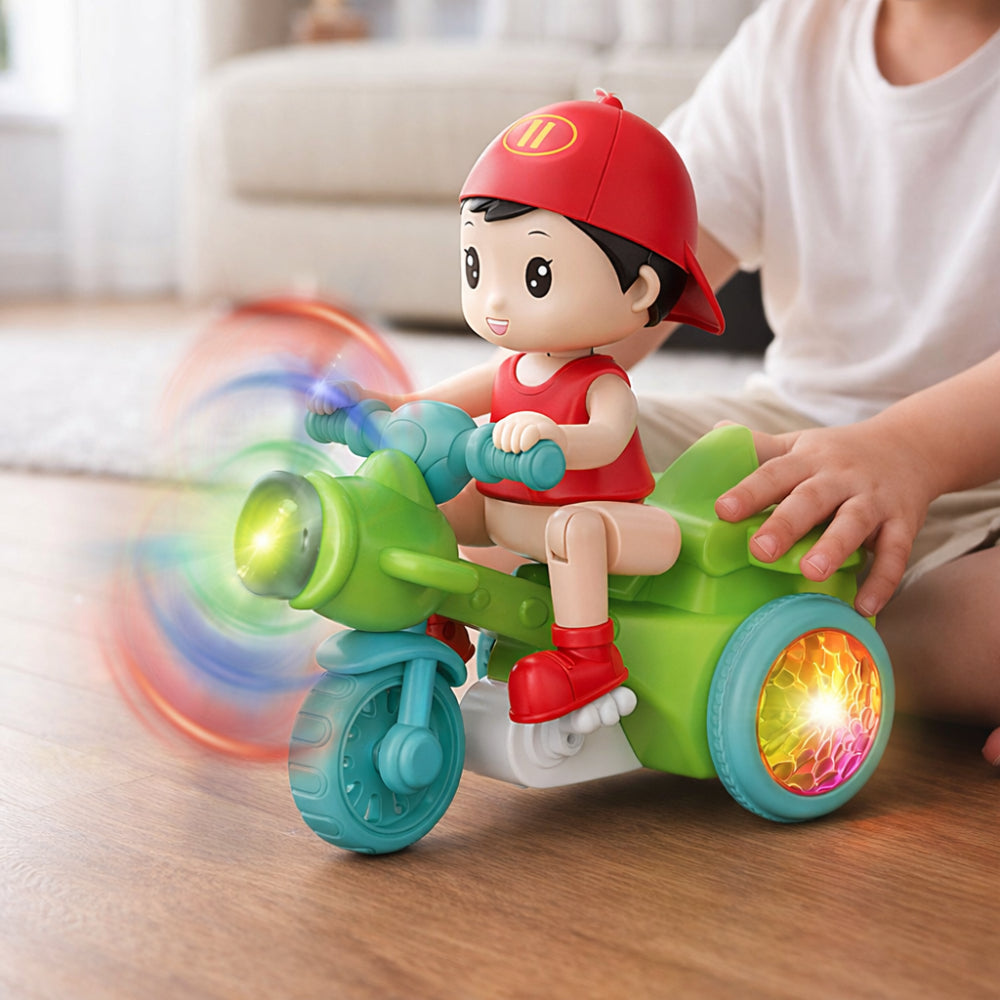 Giocattolo Bambini Scooter Luci Suoni Automatico Movimento