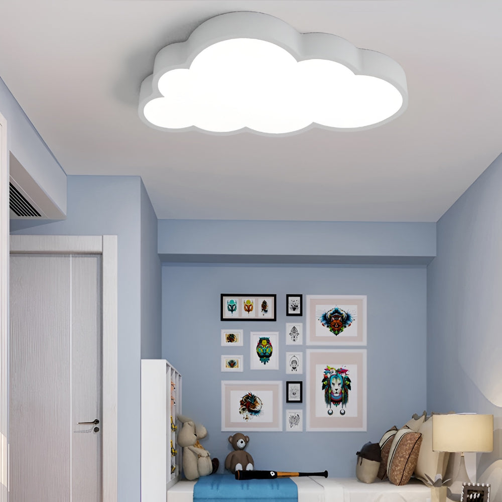 Lampada da soffitto LED per cameretta design nuvola
