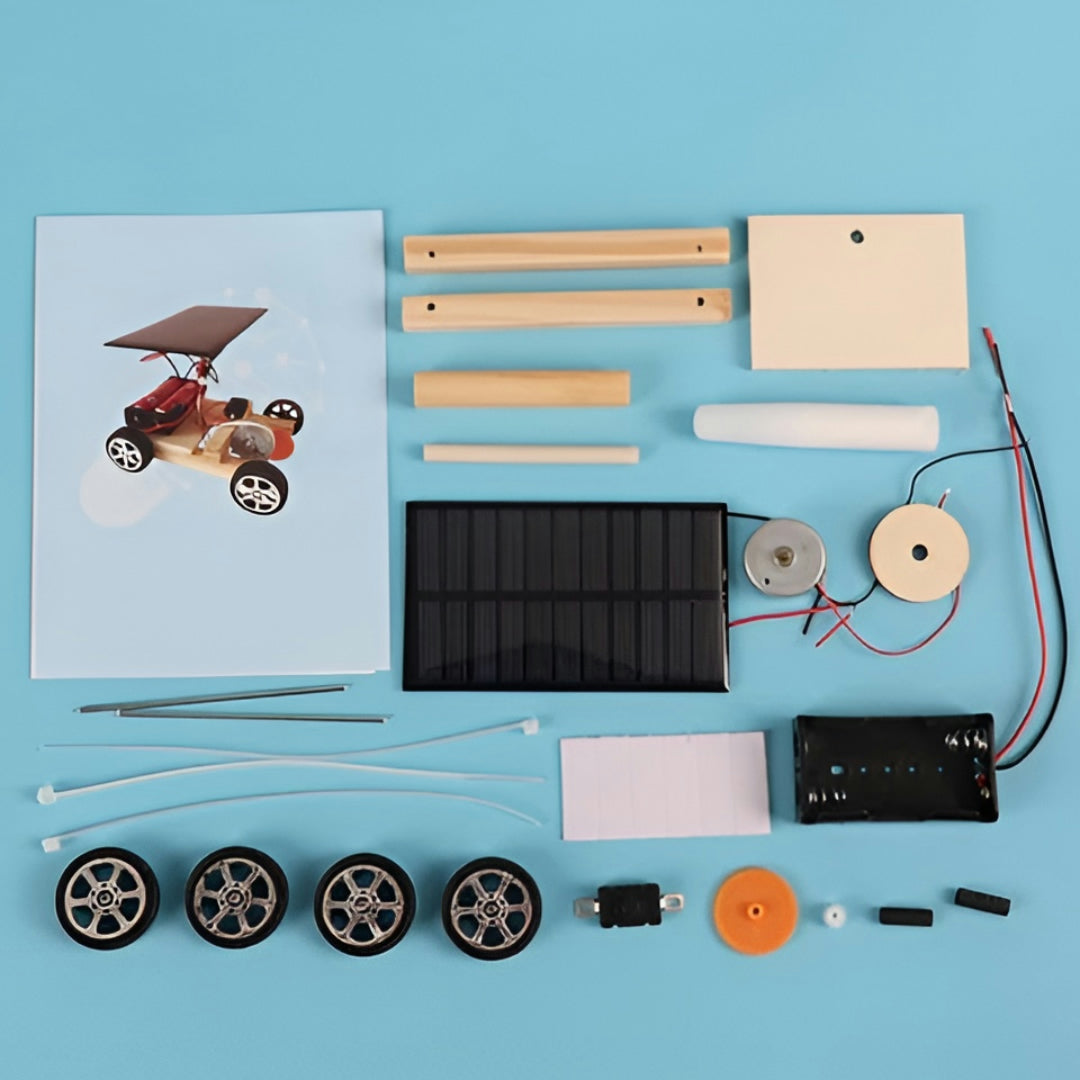Solar Energy Car Construction Kit Educational Toy