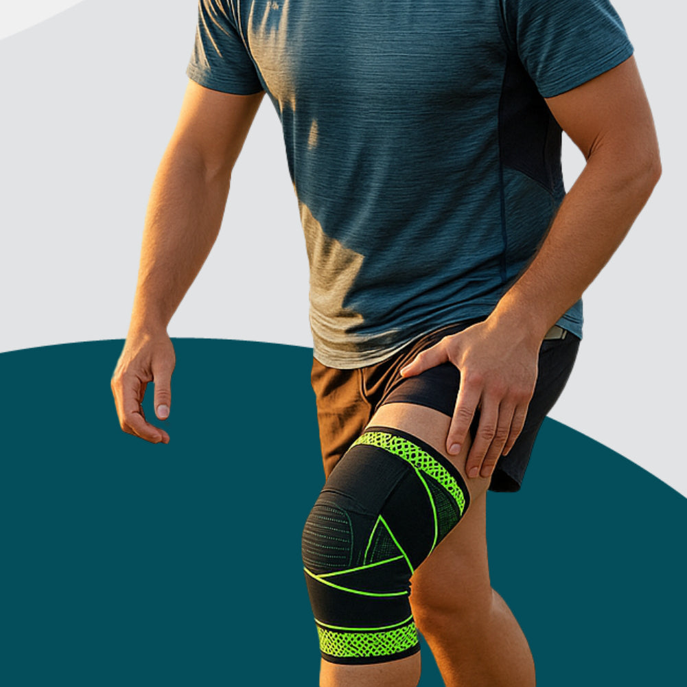 Ginocchiera Regolabile Fascia Ginocchio Sport Compressione Supporto
