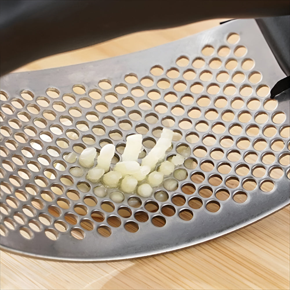Garlic Press Manual Stainless Steel Kitchen Tool