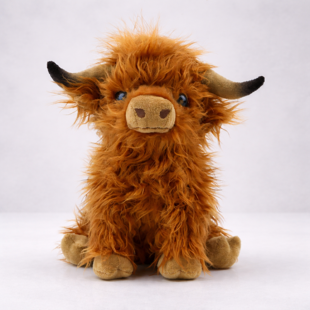 Brinquedo de Peluche Vaca Knuffel Boneco Decoração Presente