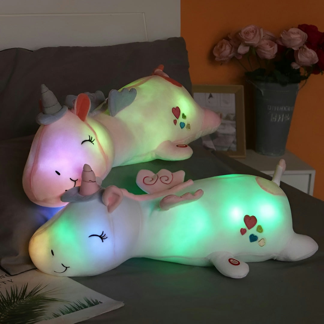 Cuddly Unicorn Night Lamp Kids LED Bedroom