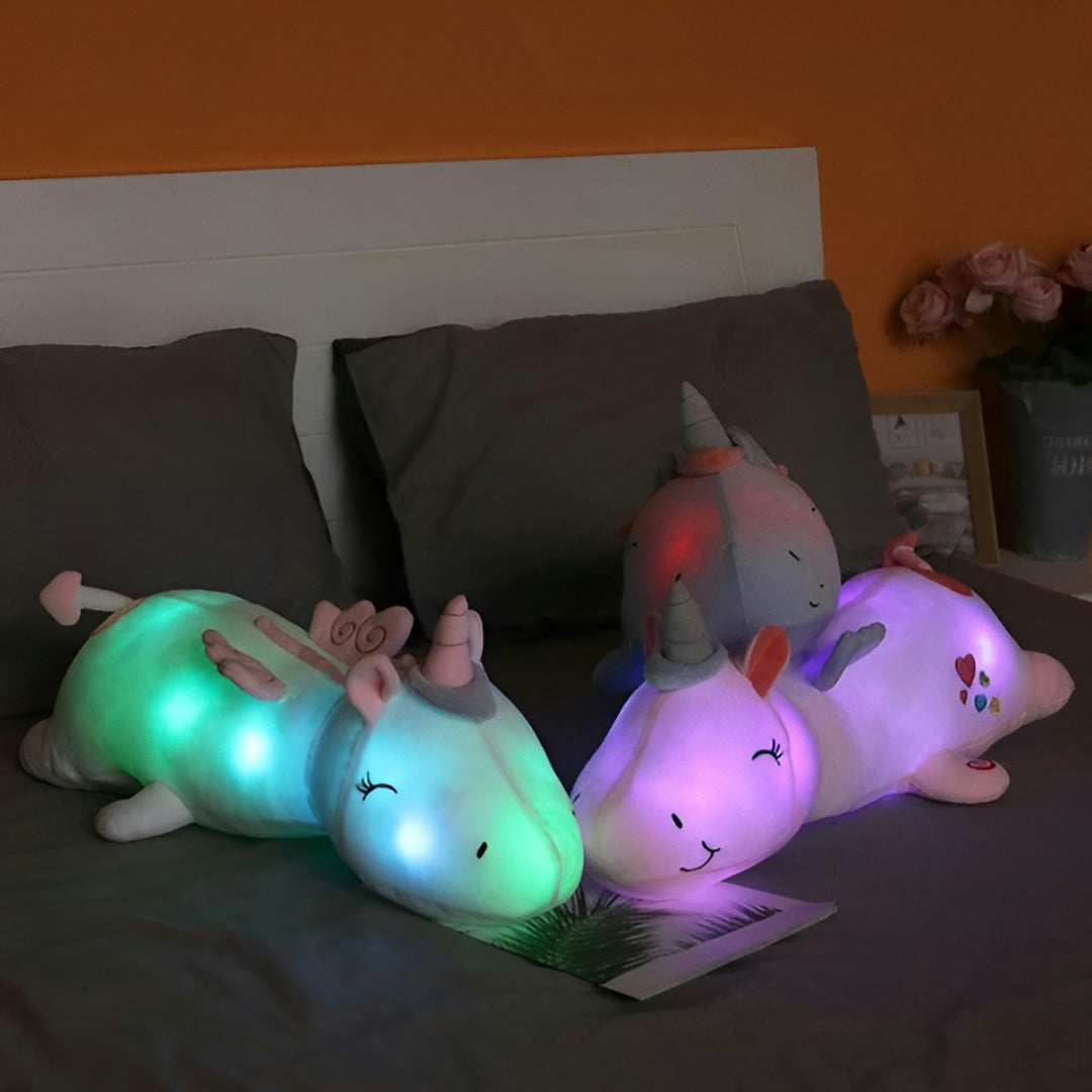 Cuddly Unicorn Night Lamp Kids LED Bedroom
