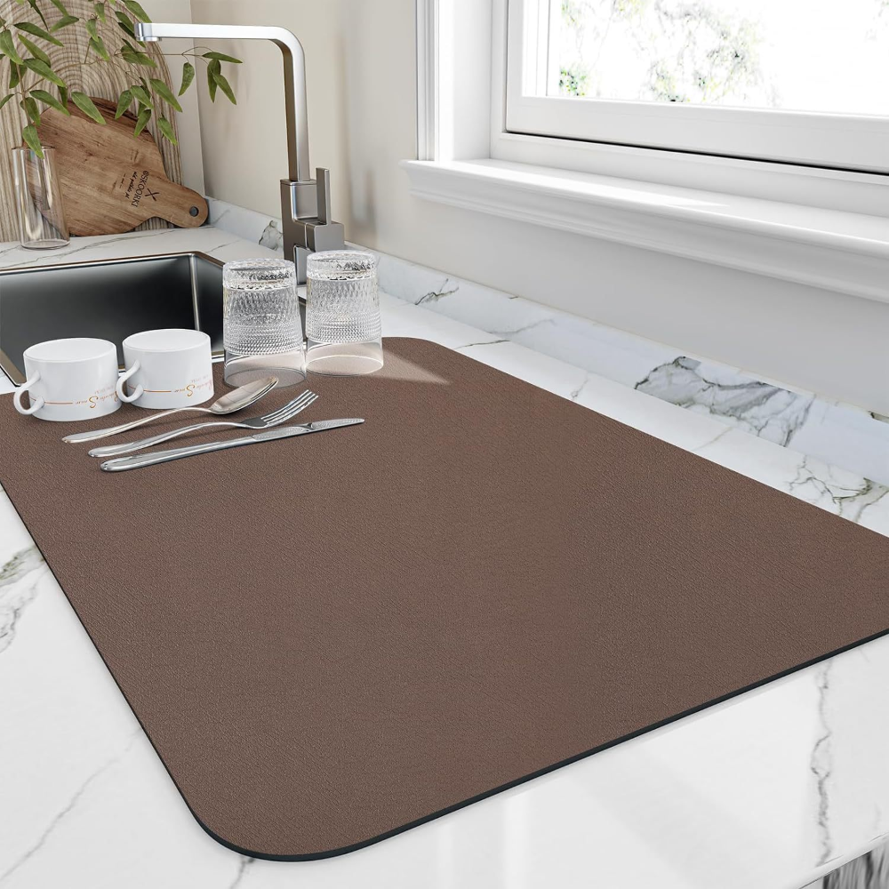 Coffee Mat Super Absorbent Diatomaceous Clean Coffee Bar