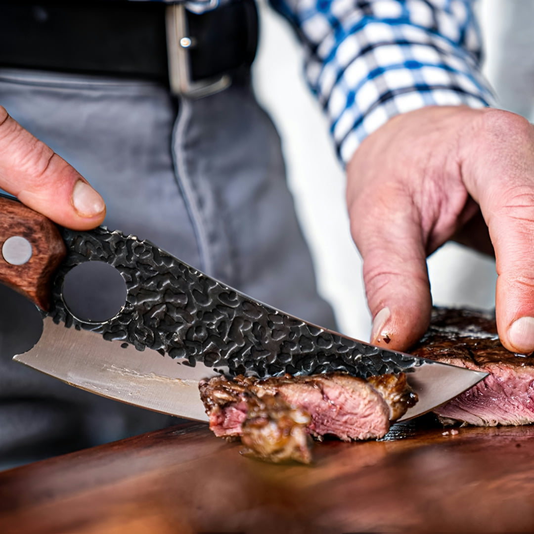 Coltello da cucina professionale per chef, taglio carne e verdure