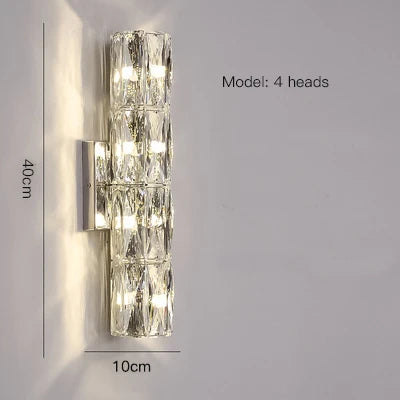 CrystalLuxe - Royal Bedroom Wall Lamp