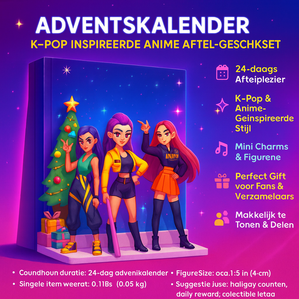 Advent Calendar Anime Toy Figure Holiday Gift Set
