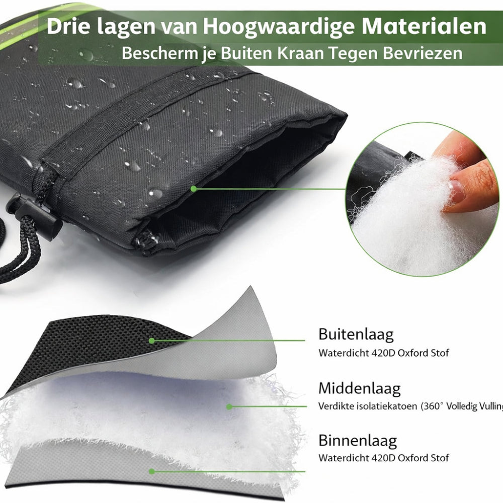 Kraanbeschermer Winter Buiten Isolerend Beschermhoes