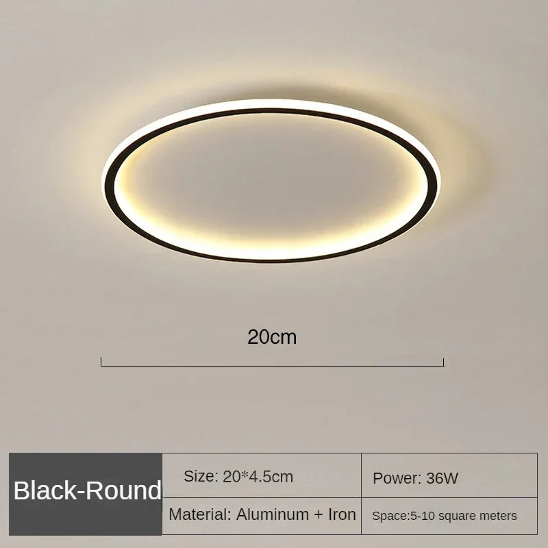 NoorderlichtBol - Scandinavische Ronde Plafondlamp