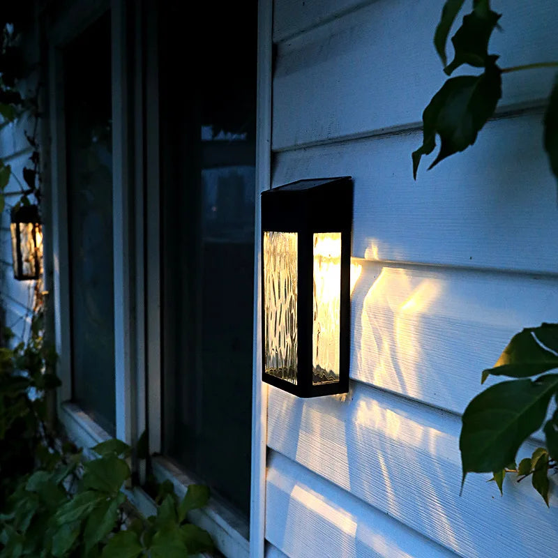 SolarLume - Solar Energy Wall Lamp Outdoor – LED Outdoor Lighting with Automatic Dusk Sensor