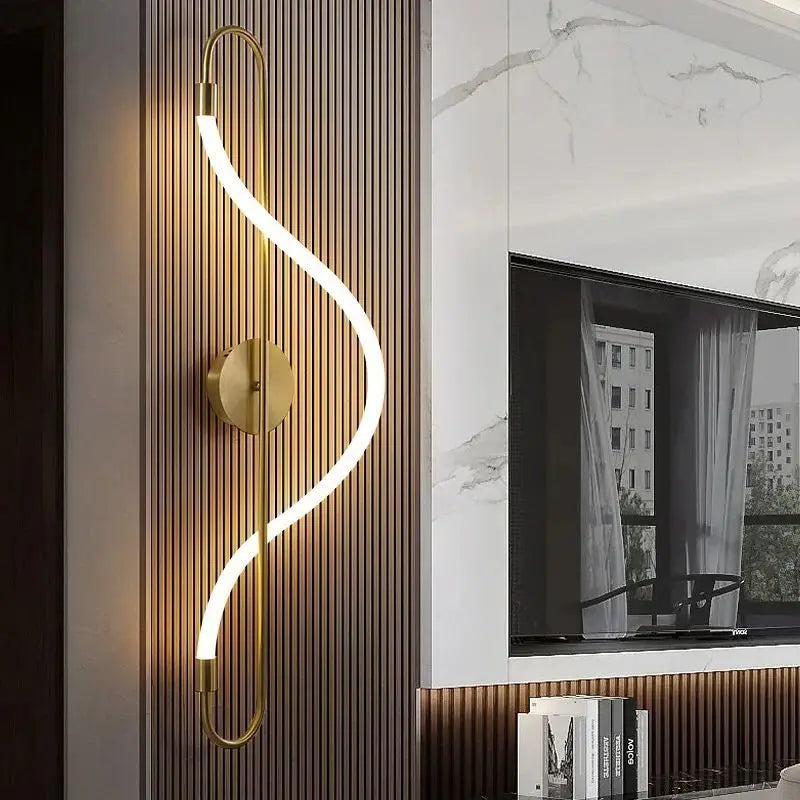 LumiForge - Modern Wall Lamp Made of Iron