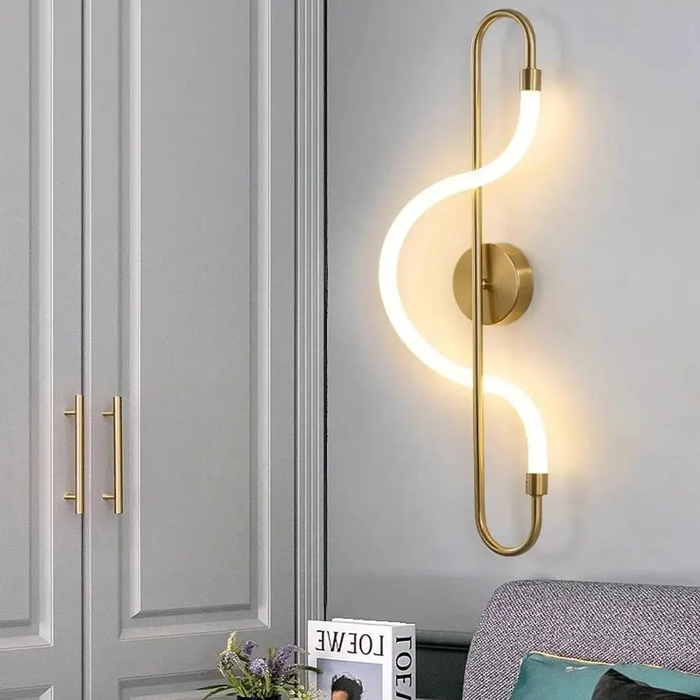 LumiForge - Modern Wall Lamp Made of Iron