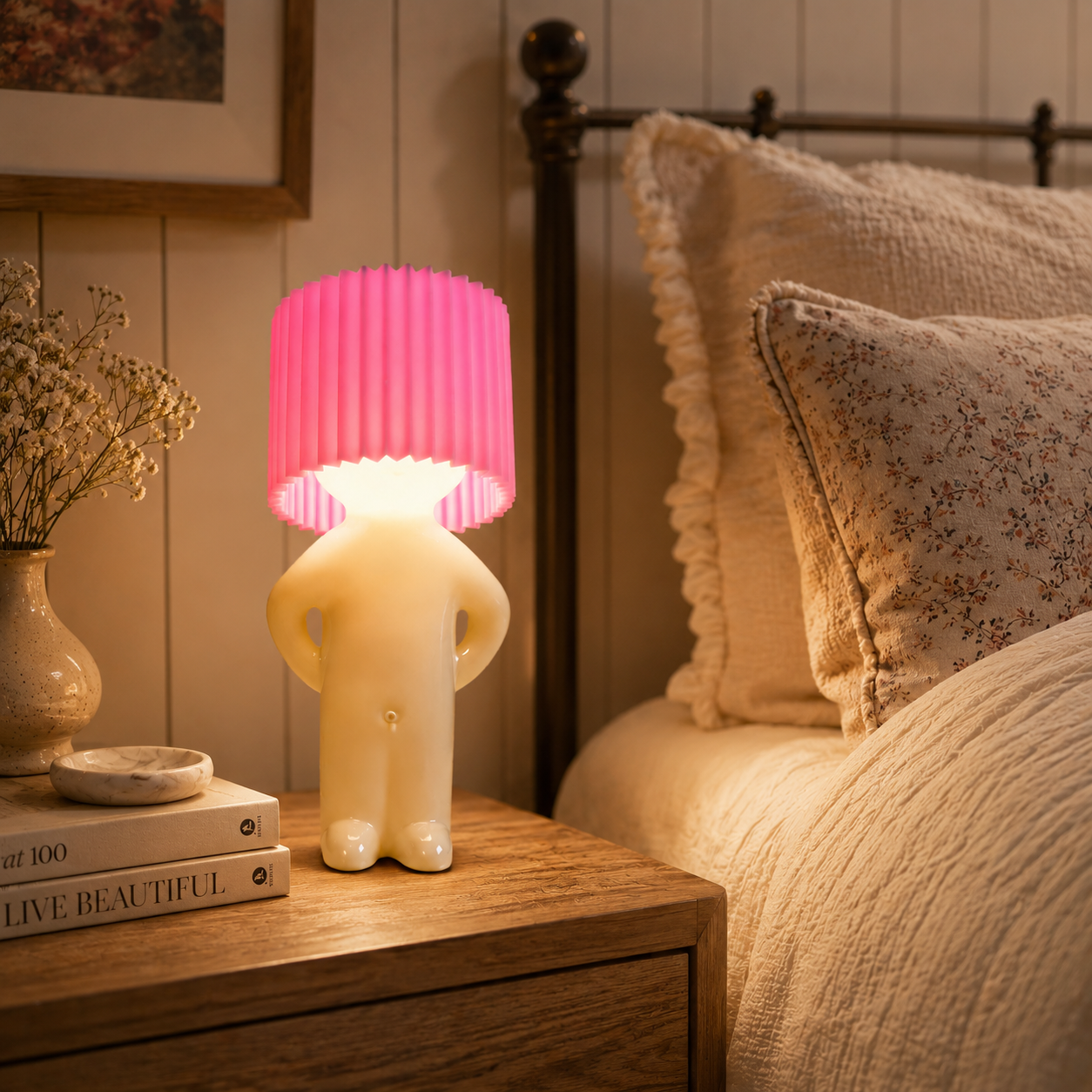 Modern LED Table Lamp for Bedroom Nightstand