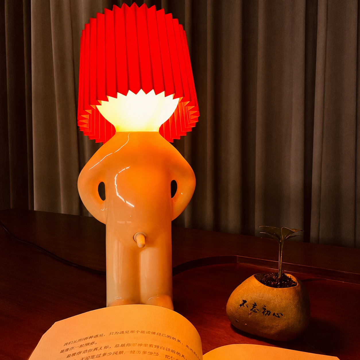 Modern LED Table Lamp for Bedroom Nightstand
