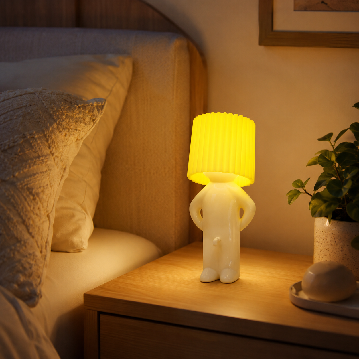 Modern LED Table Lamp for Bedroom Nightstand