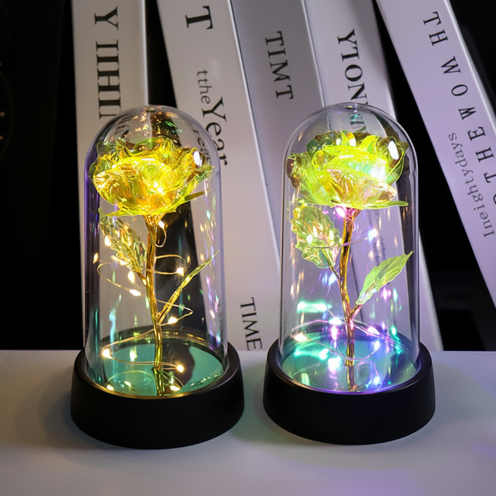 Table Lamp LED Rose Dome Night Light Gift