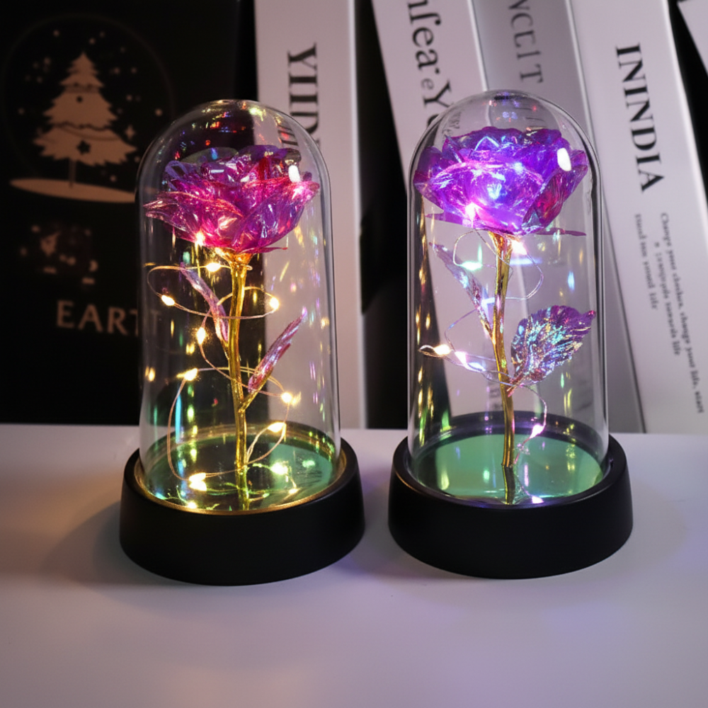 Table Lamp LED Rose Dome Night Light Gift