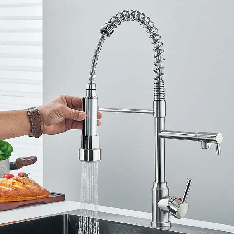 FlexiNickel – 360° Rotating Kitchen Mixer Tap