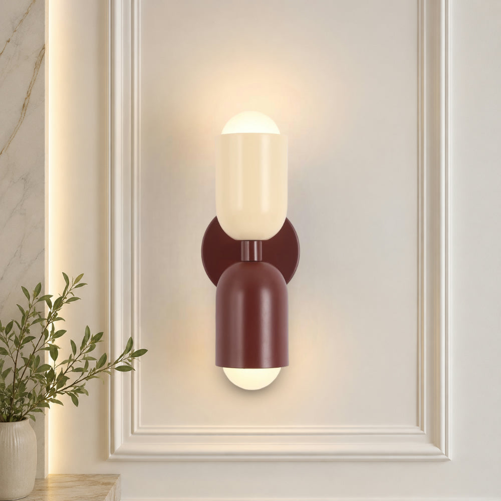 Lampada da parete LED moderna decorativa salvaspazio per interni