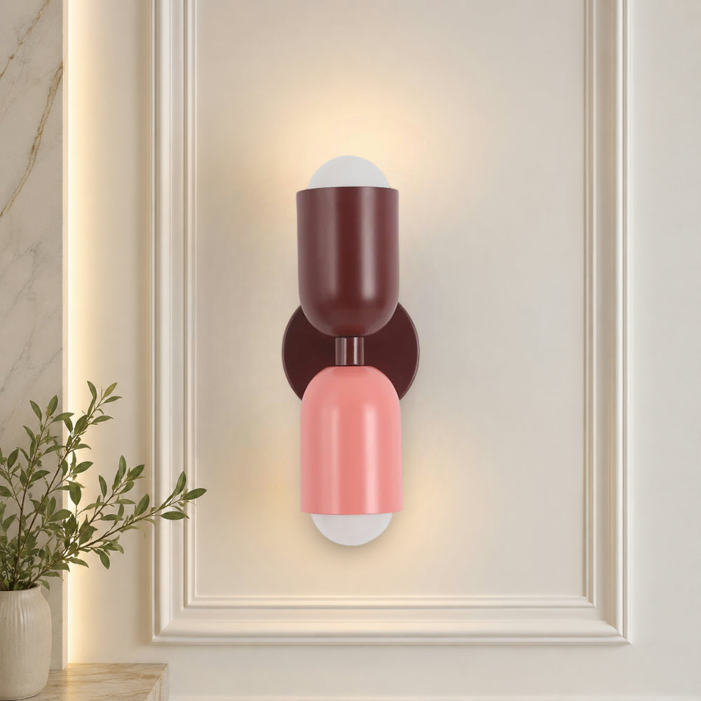 Lampada da parete LED moderna decorativa salvaspazio per interni