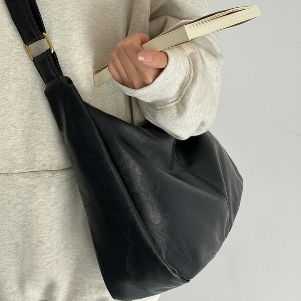 Borsa Spalla Pelle Design Senza Tempo Uso Quotidiano Combinazioni