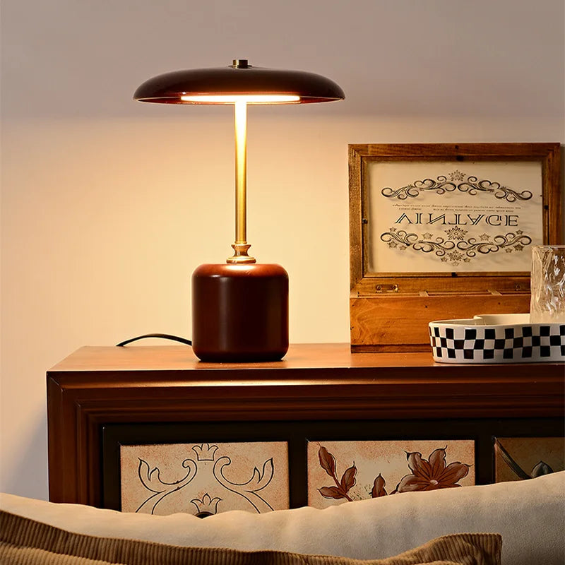 MushroomLuxe - Moderne LED Tafellamp van Glas | Dimbaar & Stijlvol Design