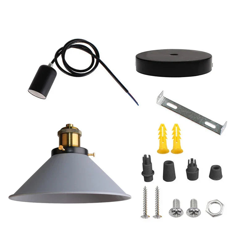 Eleganza Industriale - Lampada a Sospensione LED a Tromba