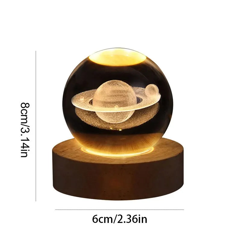 GalaxyGlow - Solar System Table Lamp – LED Lighting with Planet Design