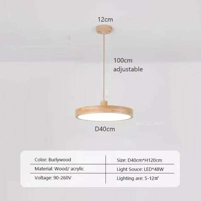 AuroraLicht - Lampada a sospensione slanciata scandinava