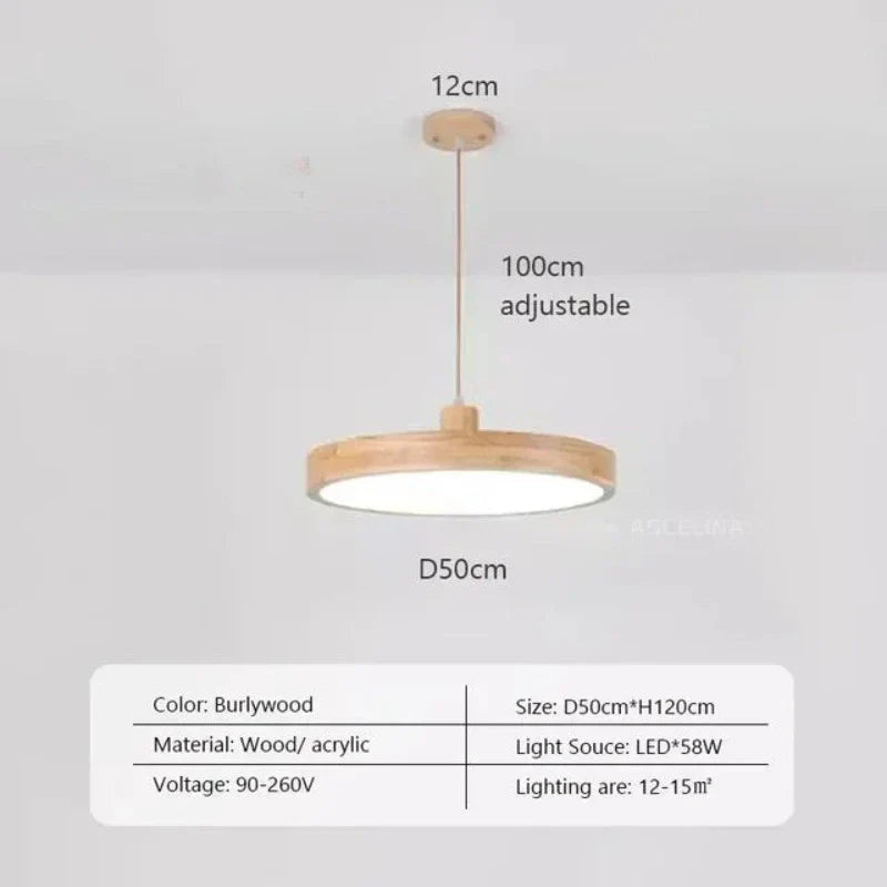 AuroraLicht - Lampada a sospensione slanciata scandinava
