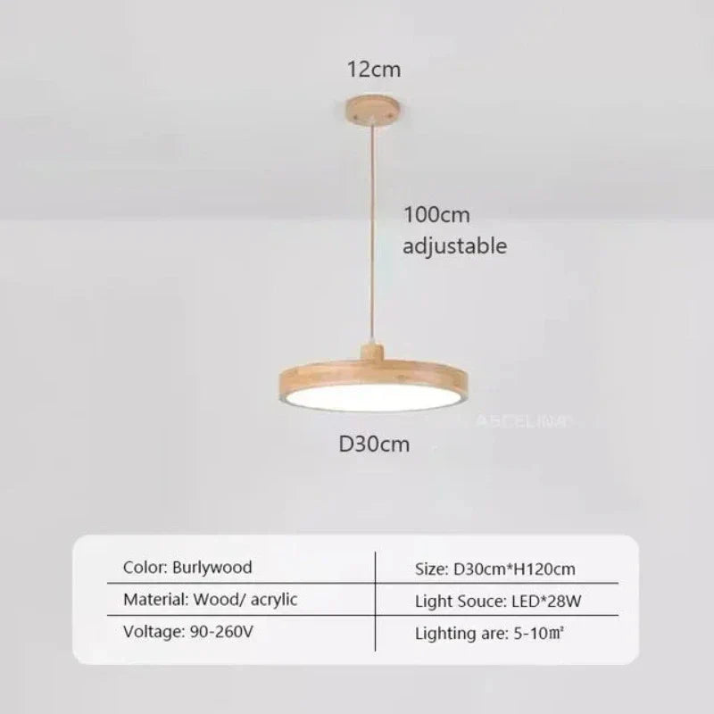 AuroraLicht - Lampada a sospensione slanciata scandinava