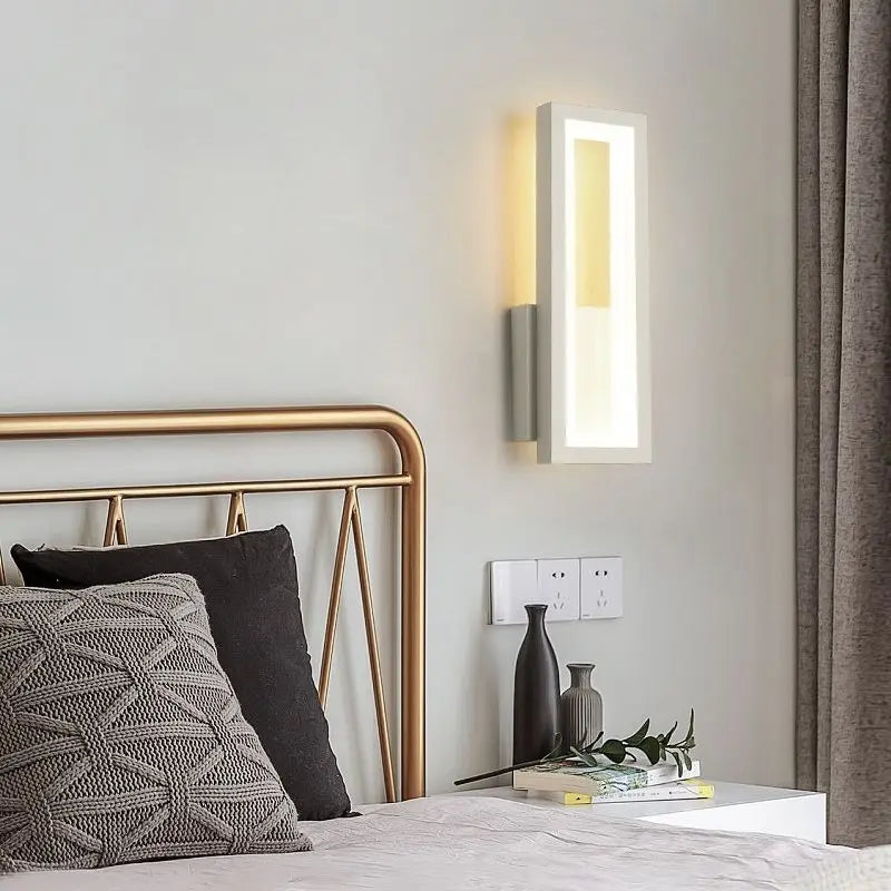 GlowSpace – Lampada da parete LED moderna dal design minimalista per soggiorno e ingresso