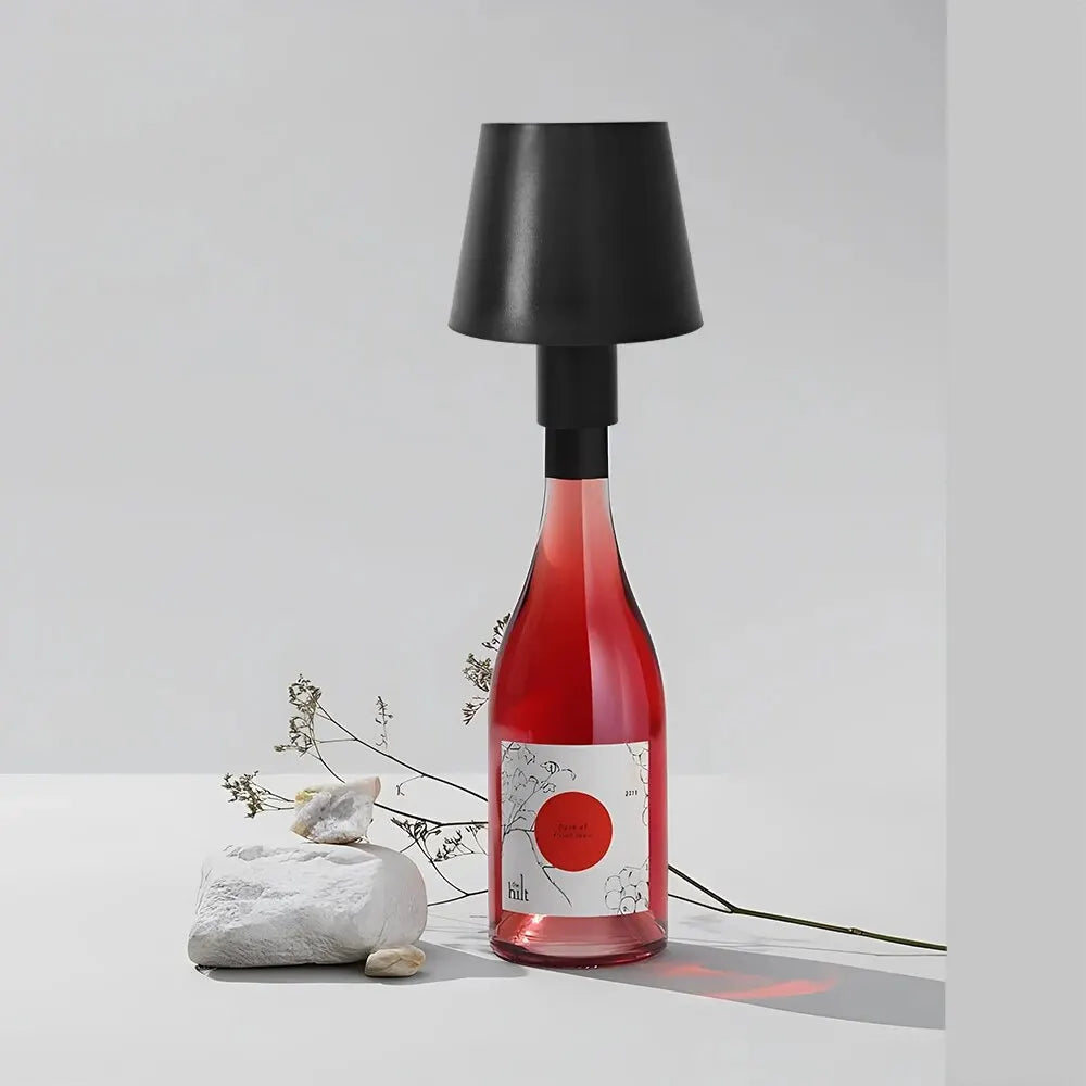 BottleGlow - LED Table Lamp for Wine Bottles, Dimmable & Wireless