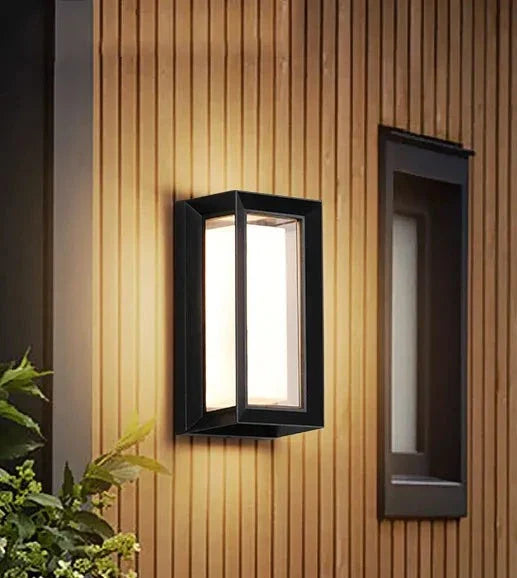 MoonGlow - Lámpara de pared exterior para exteriores