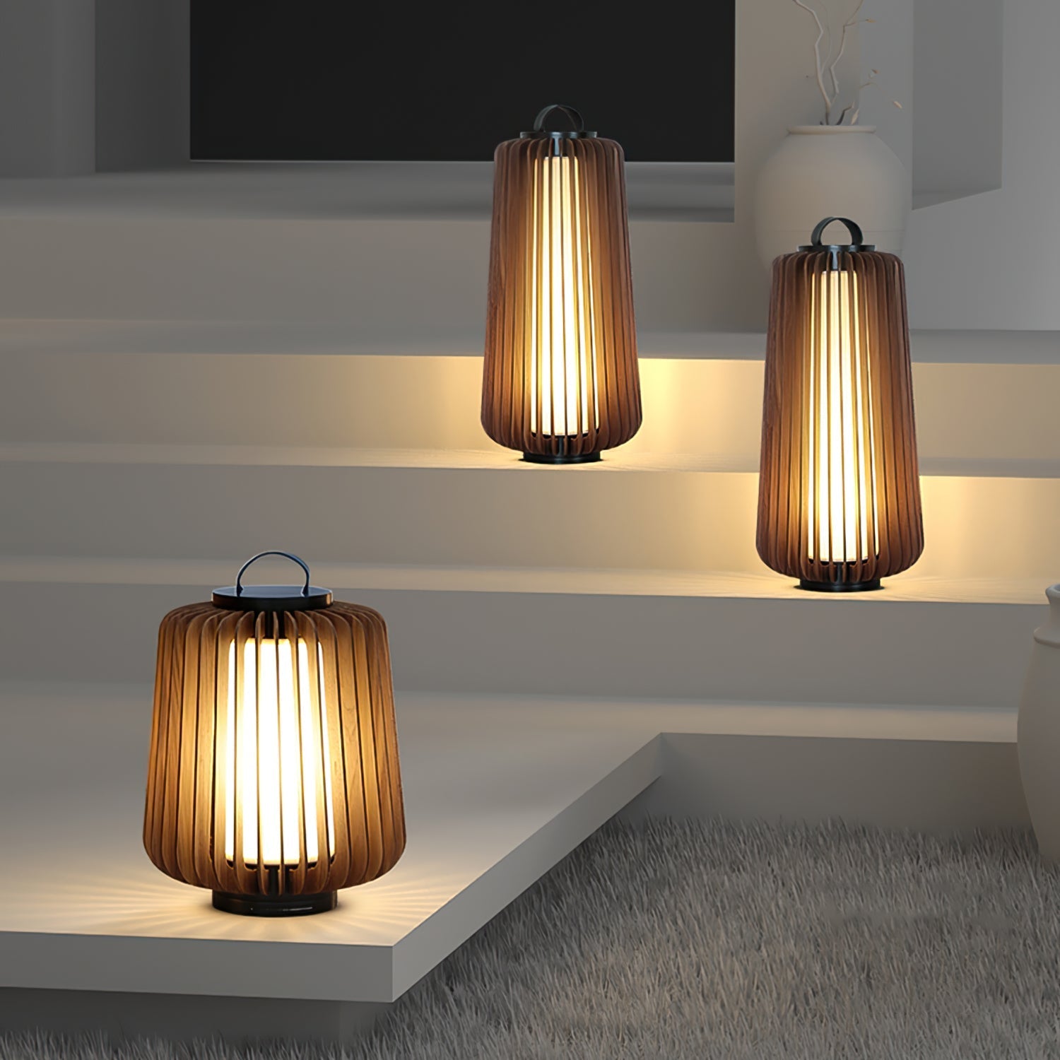 LumiLuxe - Rechargeable Outdoor Table Lamp