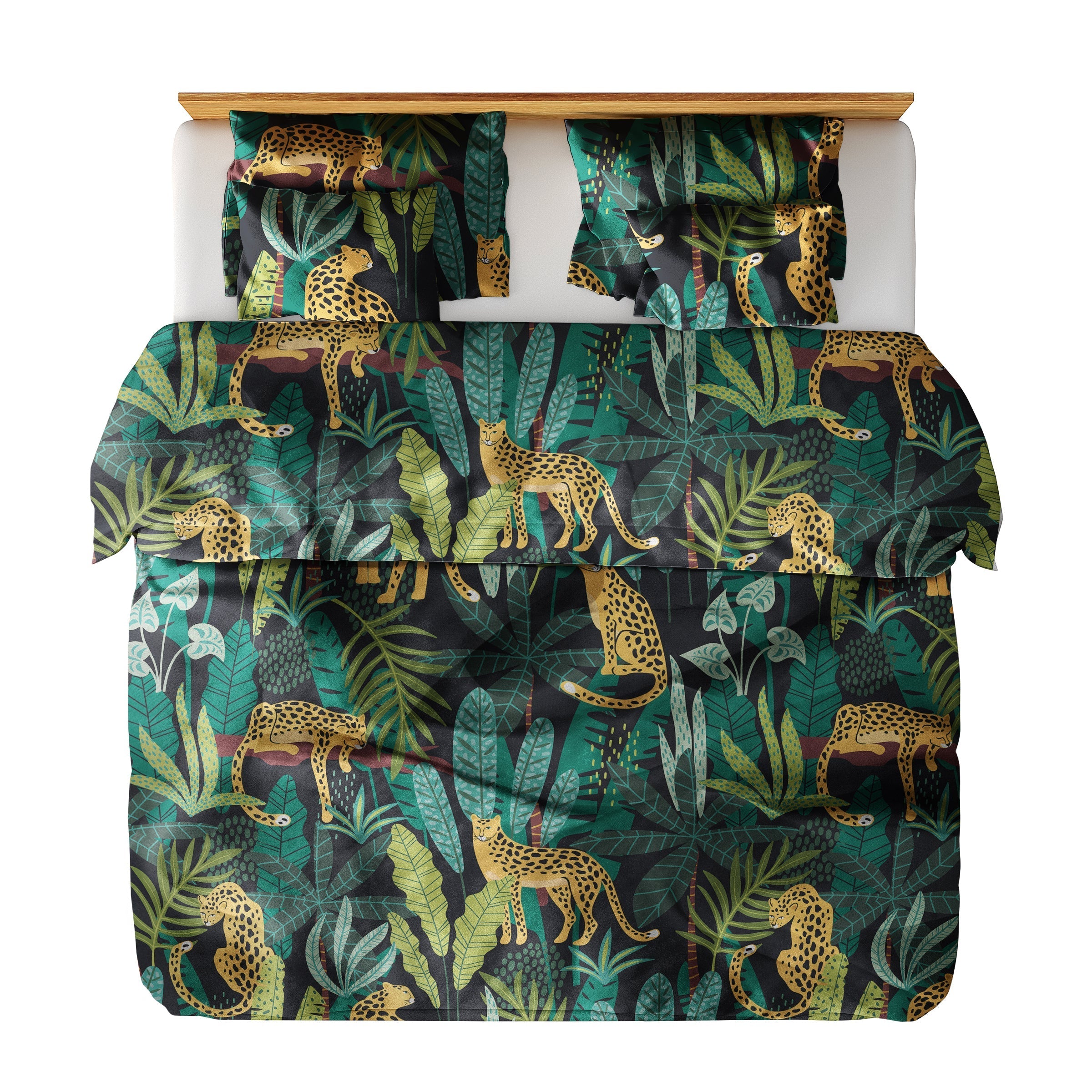Set copripiumino Leopard Safari (Cotone Egiziano)