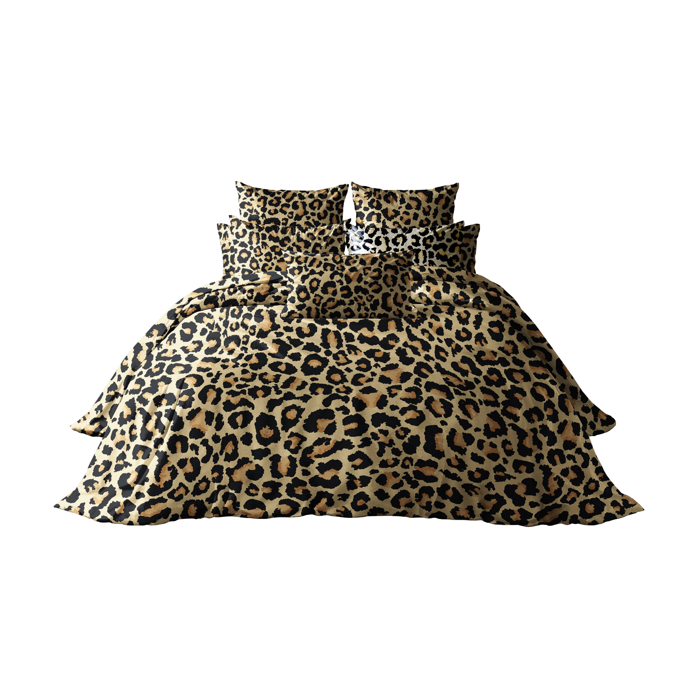 Set copripiumino Leopard Gree (Cotone Egiziano)