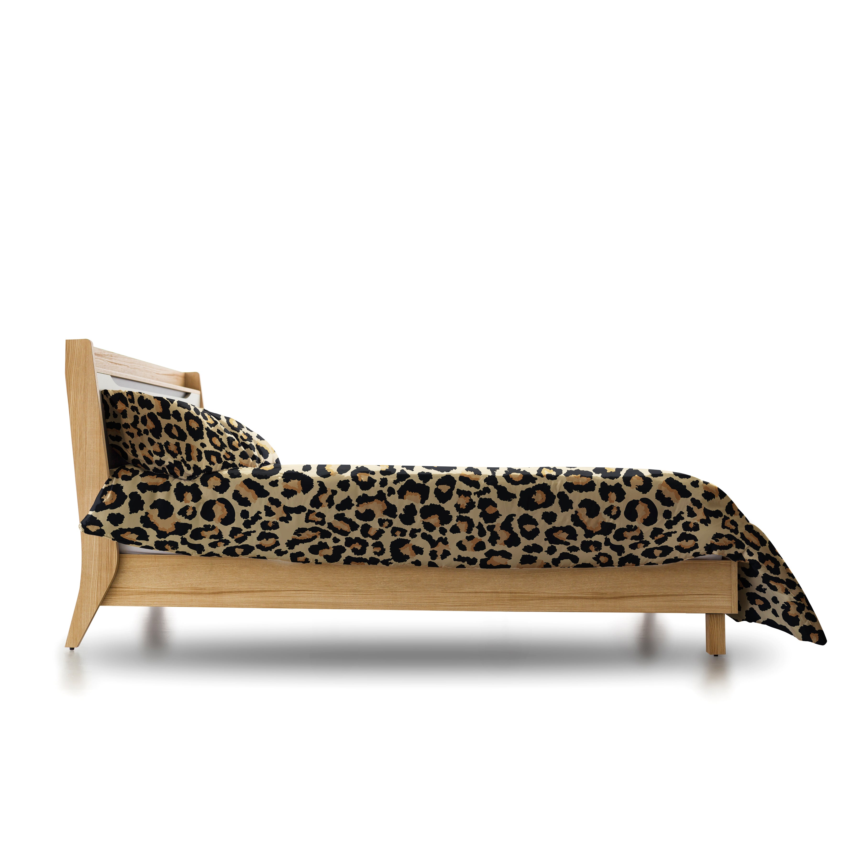 Set copripiumino Leopard Gree (Cotone Egiziano)