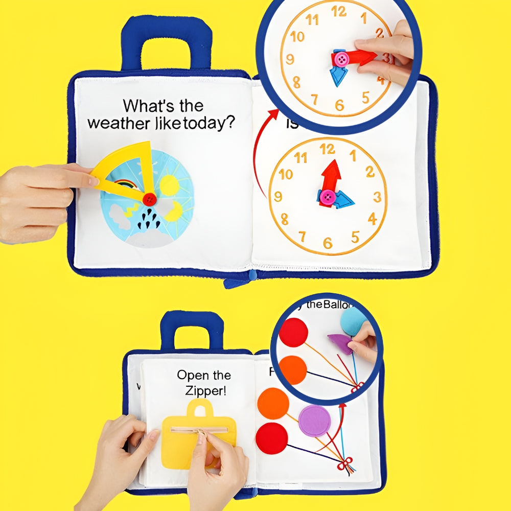 Libro educativo Montessori interattivo per bambini