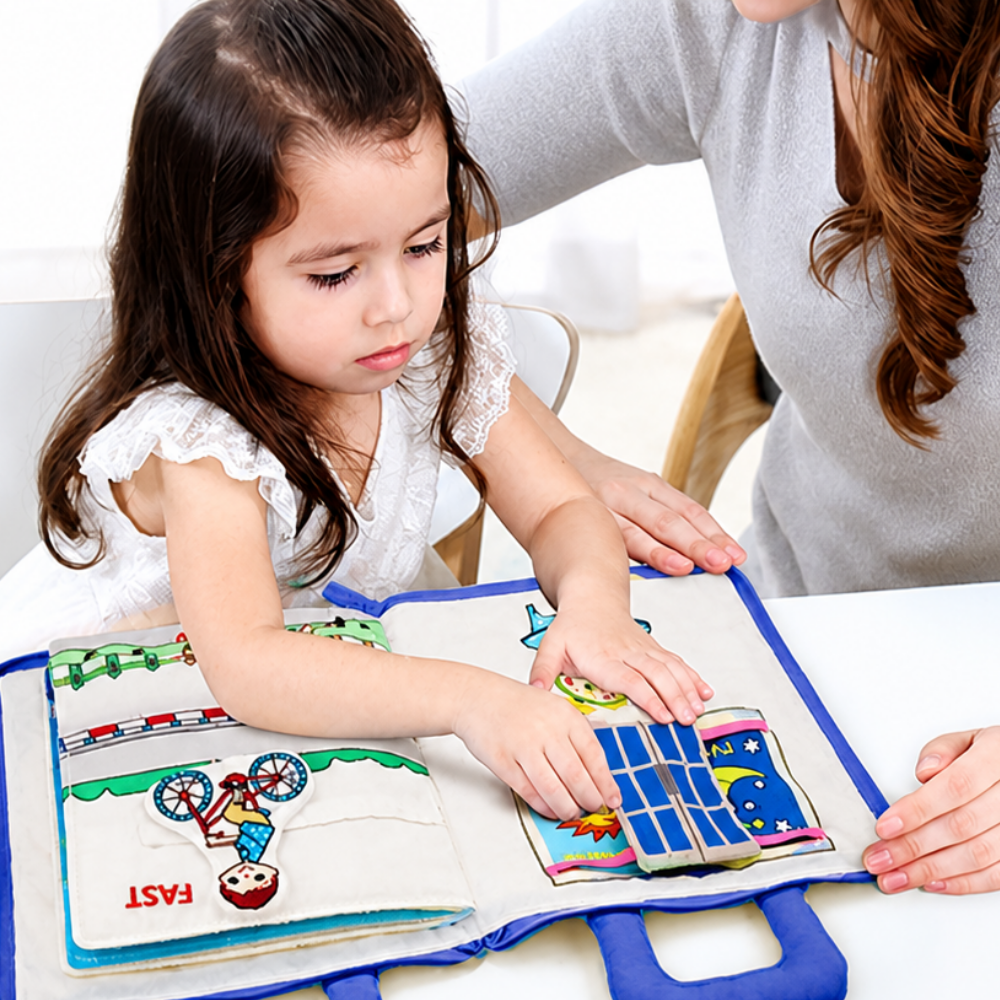 Libro educativo Montessori interattivo per bambini