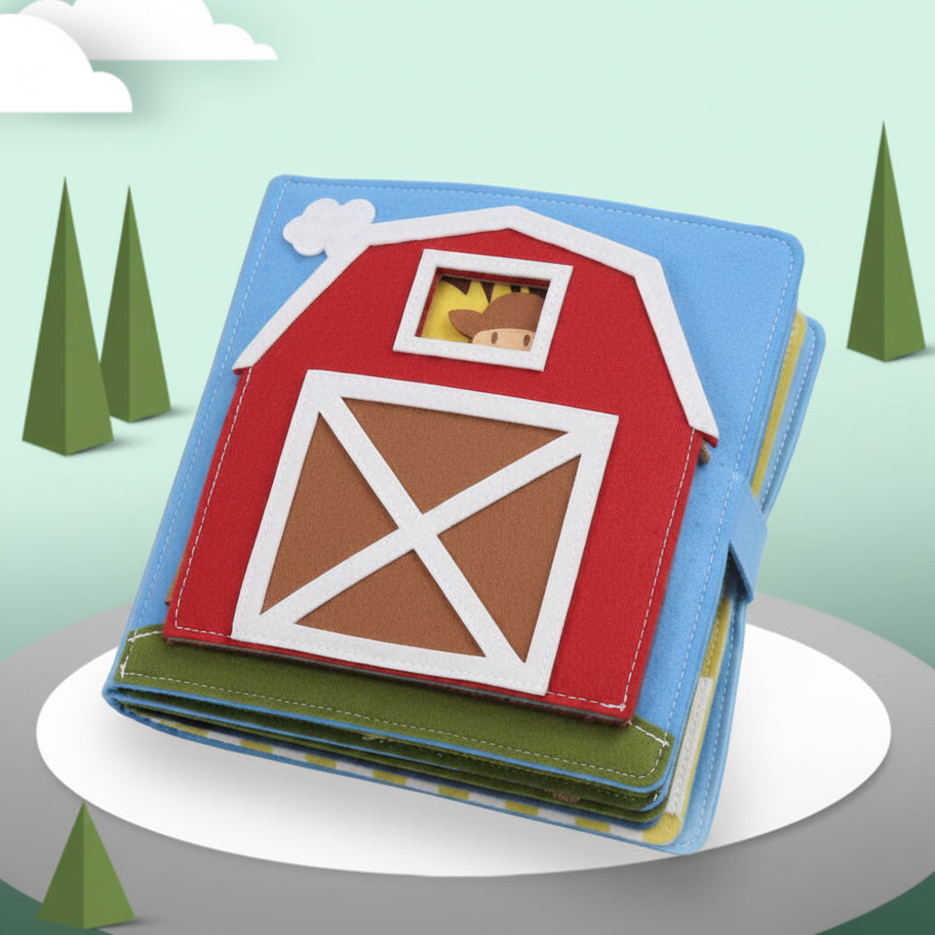 Libro Feltro Interattivo Bambini Apprendimento