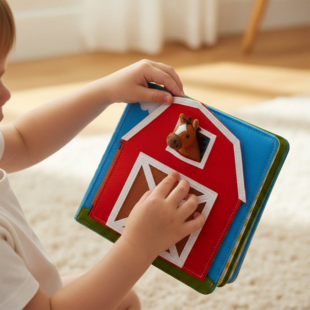 Libro Feltro Interattivo Bambini Apprendimento