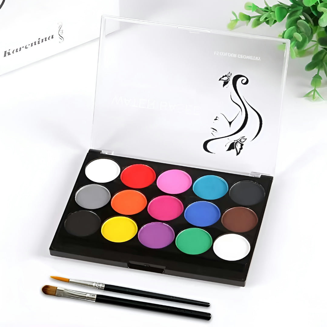 Palette di trucchi per il corpo WK Set per feste, cosplay e face painting