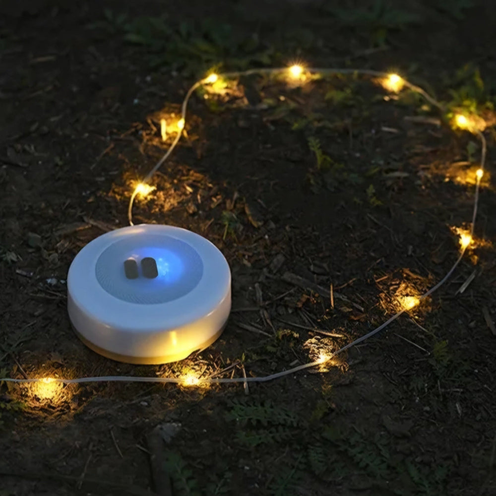 Luci LED Stringa Ricaricabile Esterno Camping ImpermeabileLuci LED Stringa Ricaricabile Esterno Camping Impermeabile